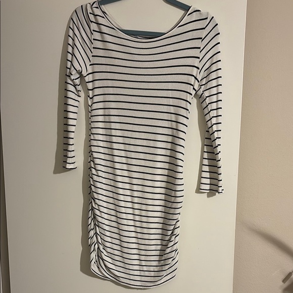 Striped Long Sleeve Dress - Picture 3 of 5